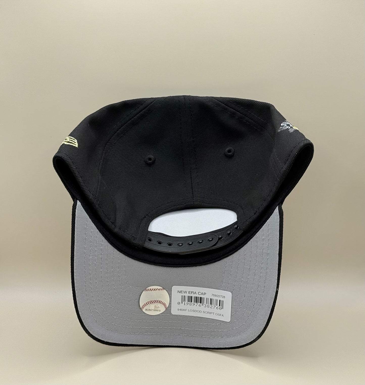 9FORTY Los Angeles Dodgers ブラック&ゴールド プライムエディション キャップ