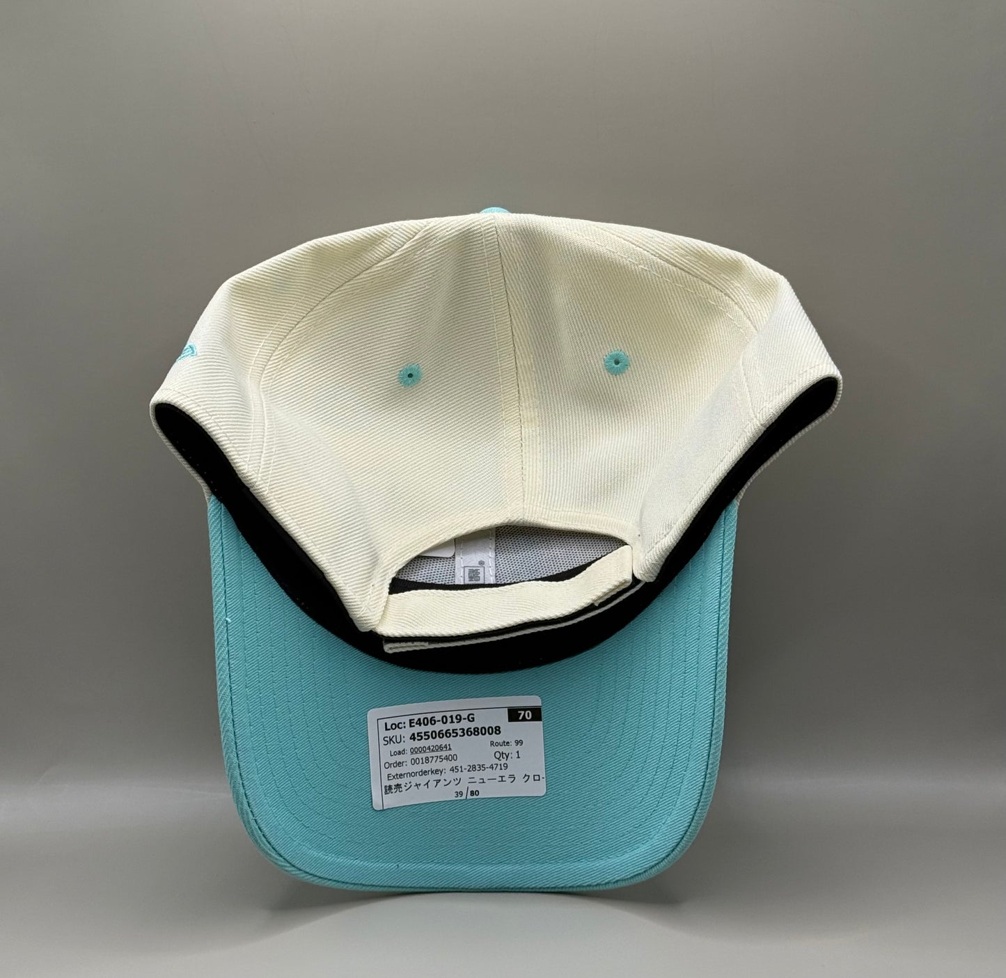 9FORTY 読売ジャイアンツ ティファニーブルー