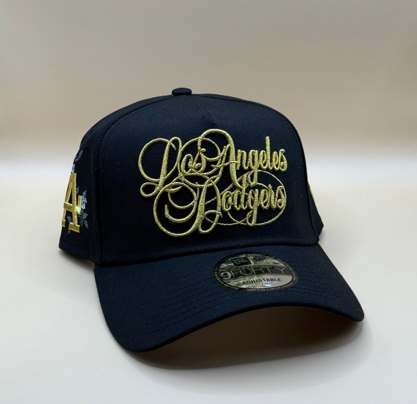 9FORTY Los Angeles Dodgers ブラック＆ゴールド プライムエディション キャップ