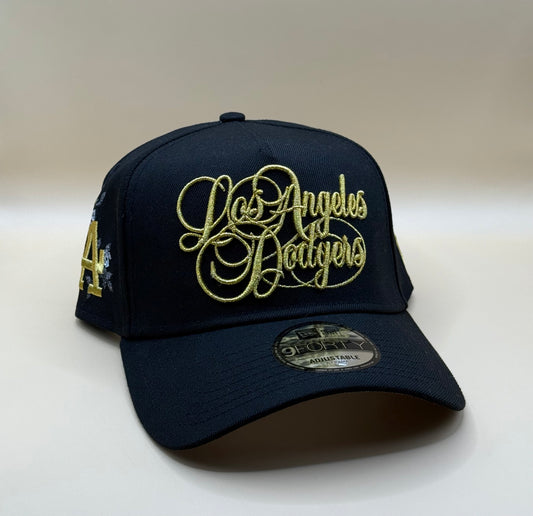 9FORTY Los Angeles Dodgers ブラック＆ゴールド プライムエディション キャップ