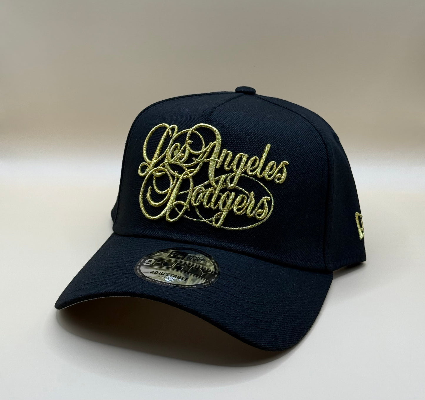 9FORTY Los Angeles Dodgers ブラック＆ゴールド プライムエディション キャップ