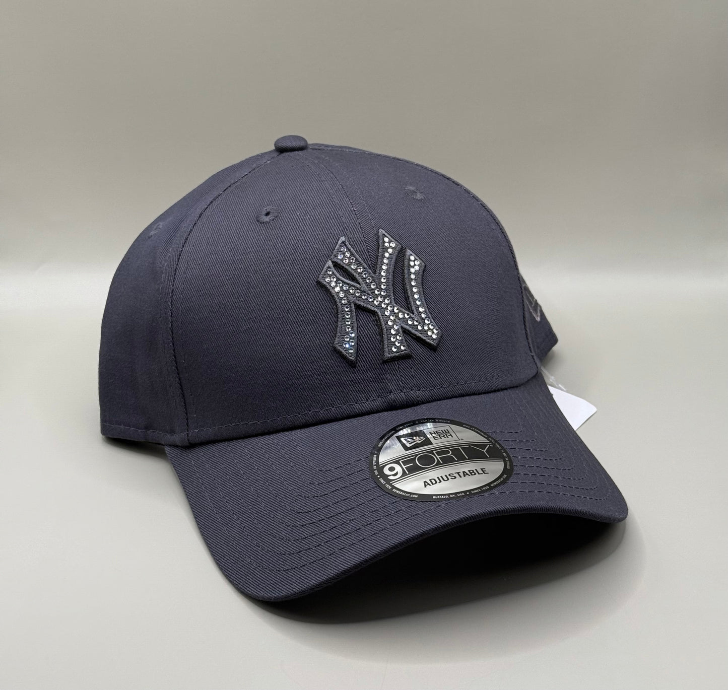 New Era 9FORTY New York Yankees ラインストーン キャップ グラファイト