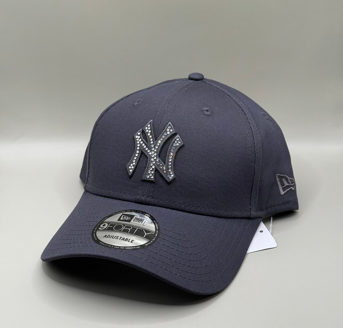 New Era 9FORTY New York Yankees ラインストーン キャップ グラファイト