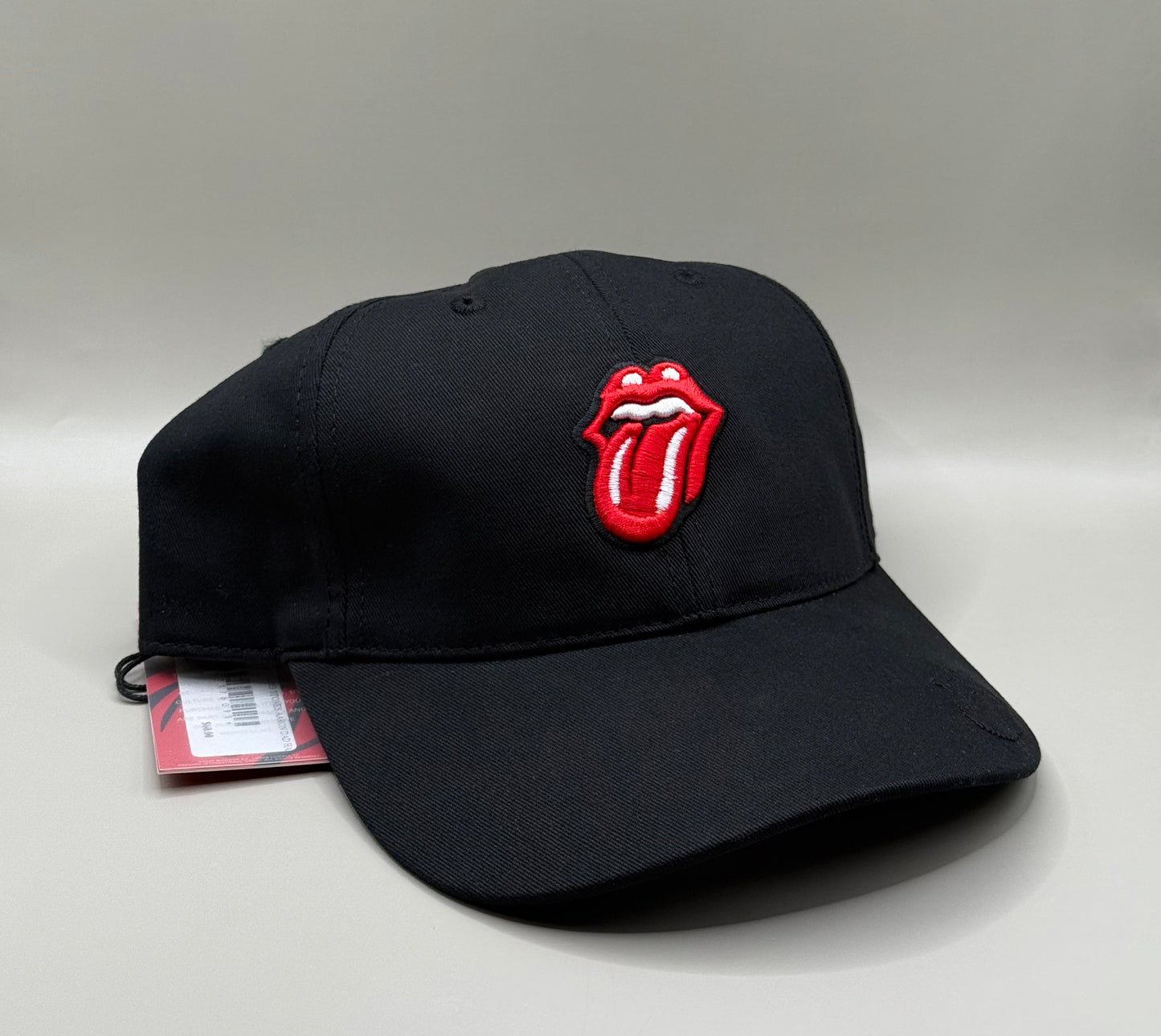KITH × The Rolling Stones ロゴ刺繍 キャップ ブラック