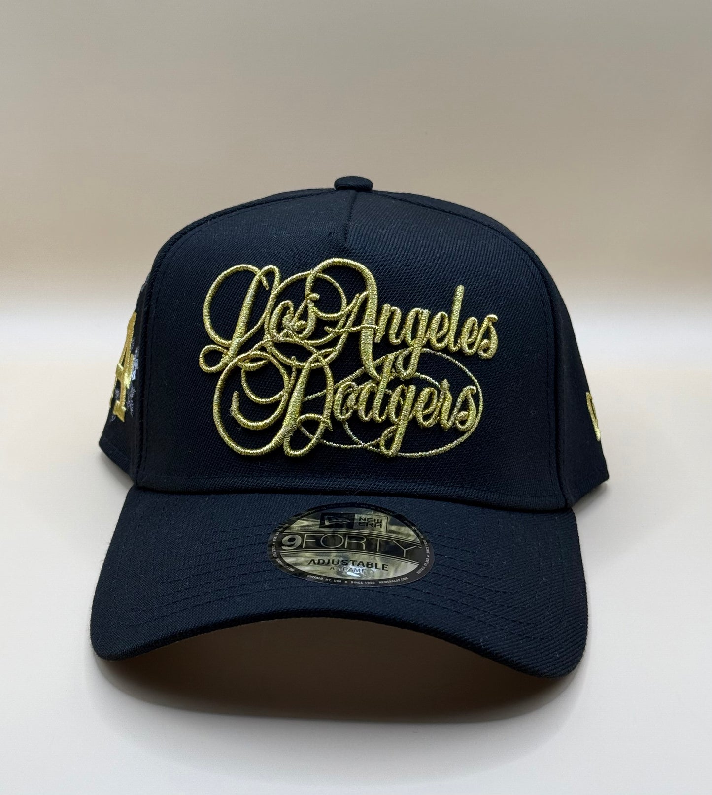 9FORTY Los Angeles Dodgers ブラック＆ゴールド プライムエディション キャップ
